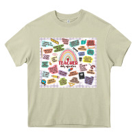 Mossy teacher daily affirmations Heavy Core Tee - MaliasSmallBusiness