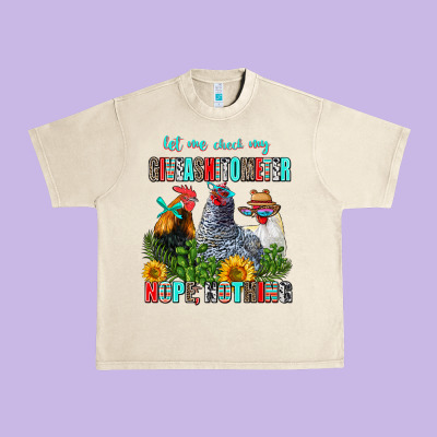 Let Me Check My Giveashitometer Nope Nothing Urban Heavy Tee Designed By Adodesignshop