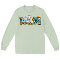 Matcha goat mom serape leopard cowhide goat family Long Sleeve Tee - Artiststas