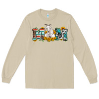 Mushroom goat mom serape leopard cowhide goat family Long Sleeve Tee - Artiststas