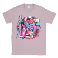 Lilac dental elements and cancer with cowhide and leopard Classic Tee - AdoDesignShop