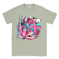 Matcha dental elements and cancer with cowhide and leopard Classic Tee - AdoDesignShop