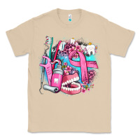 Mushroom dental elements and cancer with cowhide and leopard Classic Tee - AdoDesignShop