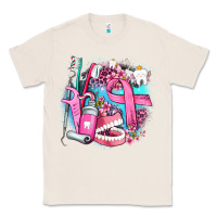 Natural dental elements and cancer with cowhide and leopard Classic Tee - AdoDesignShop