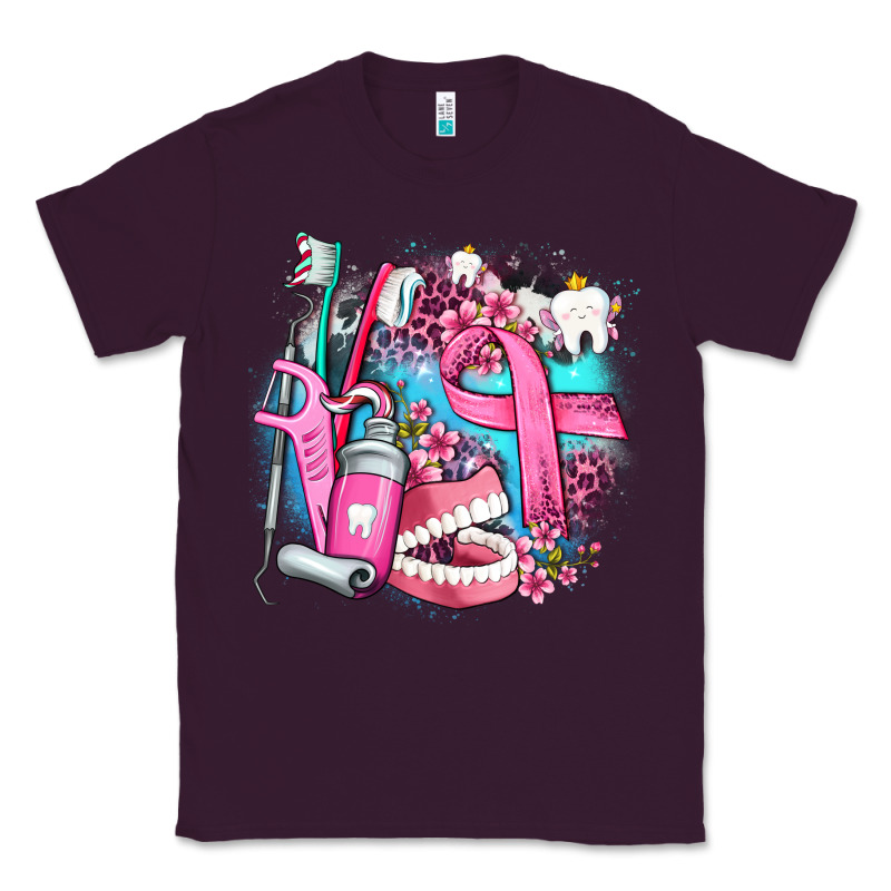 Dental Elements And Cancer With Cowhide And Leopard Classic Tee by AdoDesignShop | Teevron