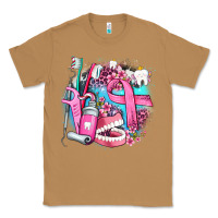 Toasted Coconut dental elements and cancer with cowhide and leopard Classic Tee - AdoDesignShop