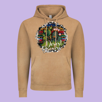 Desert Derams Vintage Hoodie Designed By Sublimationcraftshop