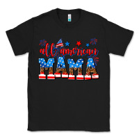Black all american mama Classic Tee - AdoDesignShop