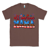 Chestnut all american mama Classic Tee - AdoDesignShop