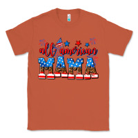 Copper all american mama Classic Tee - AdoDesignShop