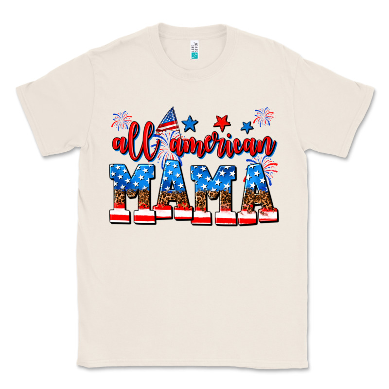 All American Mama Classic Tee by AdoDesignShop | Teevron