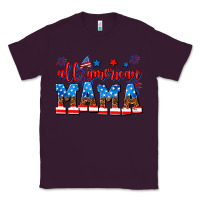Plum all american mama Classic Tee - AdoDesignShop
