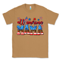 Toasted Coconut all american mama Classic Tee - AdoDesignShop