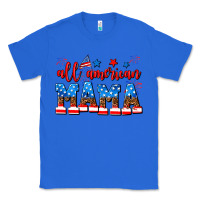 True Royal all american mama Classic Tee - AdoDesignShop