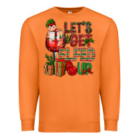 Carrot Let's Get Elfed Up Christmas Premium Sweatshirt - BundleAndBundleShop