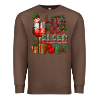 Chestnut Let's Get Elfed Up Christmas Premium Sweatshirt - BundleAndBundleShop