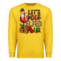 Lemon Let's Get Elfed Up Christmas Premium Sweatshirt - BundleAndBundleShop