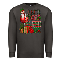 Smoke Let's Get Elfed Up Christmas Premium Sweatshirt - BundleAndBundleShop