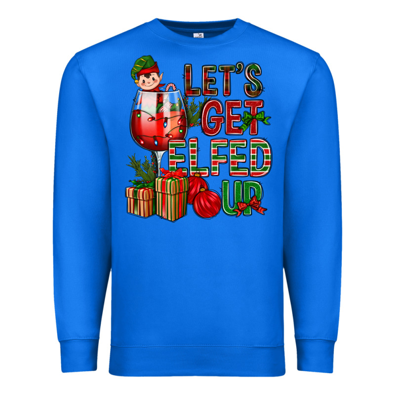 Let's Get Elfed Up Christmas Premium Sweatshirt by BundleAndBundleShop | Teevron