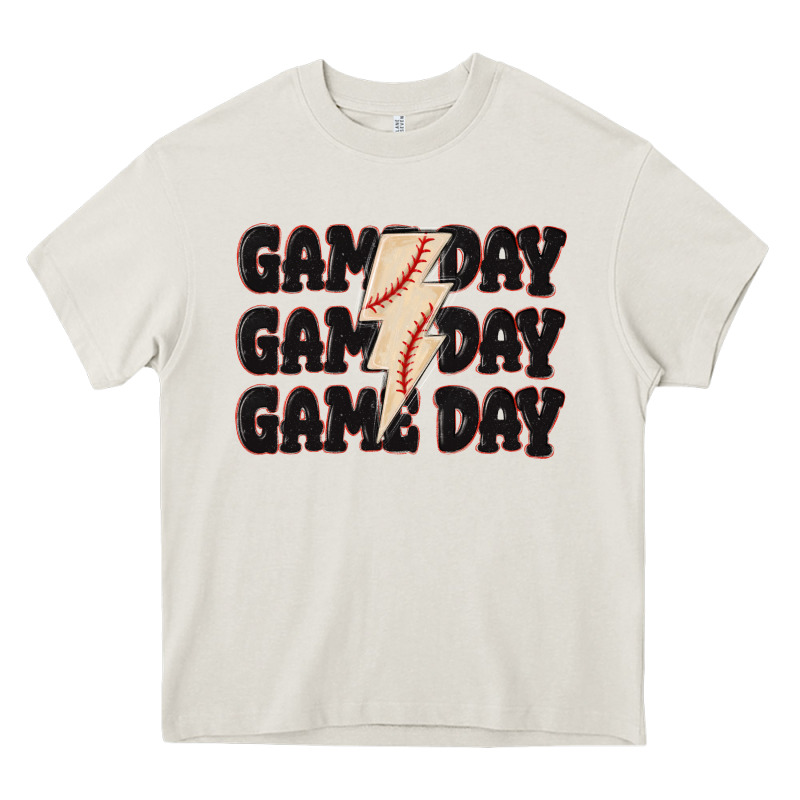Game Day Game Day Baseball Heavy Core Tee by MaliasSmallBusiness | Teevron