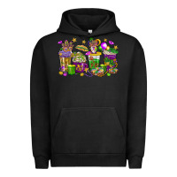 Pigment Black Mardi Gras coffee cups Urban Hoodie - HowdyJamesFarm