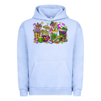 Pigment Grape Ice Mardi Gras coffee cups Urban Hoodie - HowdyJamesFarm