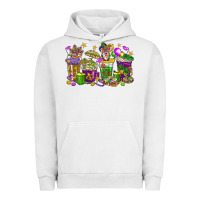 Pigment Lunar Rock Mardi Gras coffee cups Urban Hoodie - HowdyJamesFarm