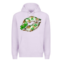 Lilac St. Patricks Day White Lips Premium Hoodie - Bettercallsaul