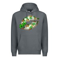 Rock St. Patricks Day White Lips Premium Hoodie - Bettercallsaul