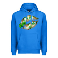 True Royal St. Patricks Day White Lips Premium Hoodie - Bettercallsaul