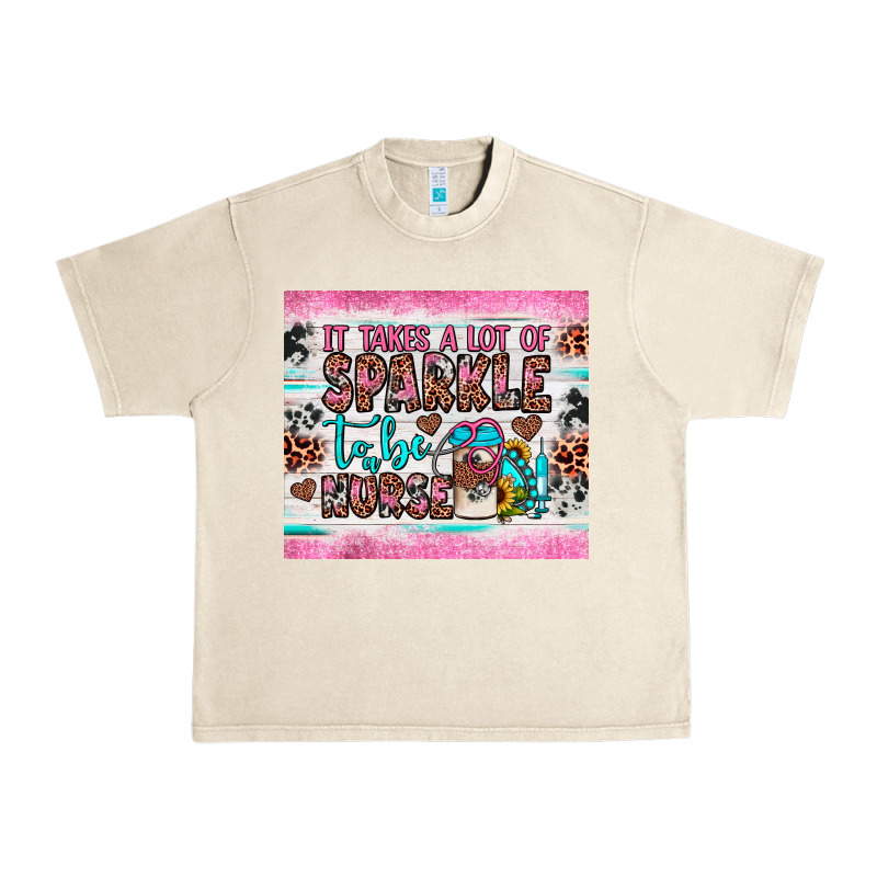 It Takes A Lot Of Sparkle To Be A Nurse Urban Heavy Tee by JahusDesignShop | Teevron