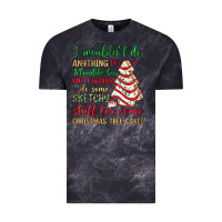 Cloud Black sketchy stuff for some christmas tree cakes Vintage Tee - JahusDesignShop