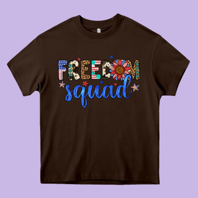 Freedom Squad Heavy Core Tee Designed By Artiststas