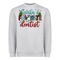Heather Grey santas favorite dentist Heavyweight Sweatshirt - JahusDesignShop