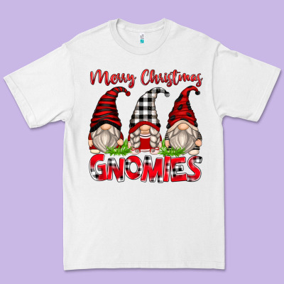 Merry Christmas Gnomies Premium Tee Designed By Zillion Design Studio