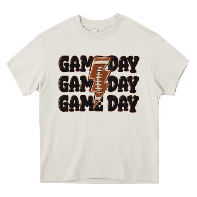 Game Day Game Day Game Day Basketball Heavy Core Tee by MaliasSmallBusiness | Teevron