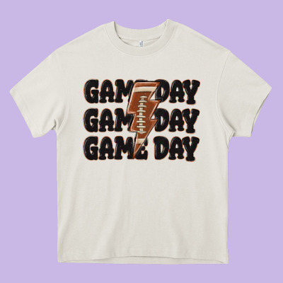 Game Day Game Day Game Day Basketball Heavy Core Tee Designed By Maliassmallbusiness