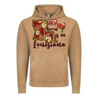 Ho Ho Home Is In Louisiana Vintage Hoodie | Teevron