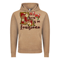 Vintage Coffee ho ho home is in louisiana Vintage Hoodie - FaDigitalArtStudio