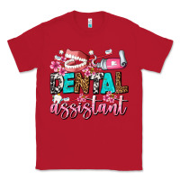 Red dental assistant Classic Tee - AdoDesignShop