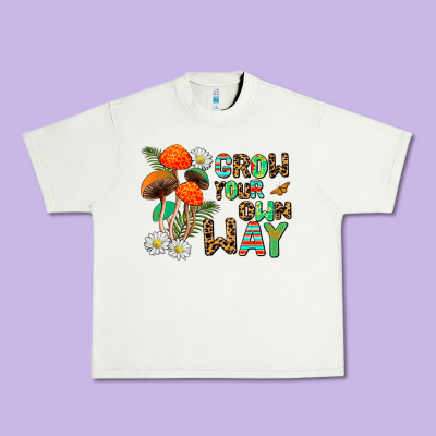 Grow Your Own Way Urban Heavy Tee Designed By Adodesignshop