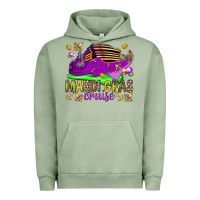 Pigment Oil Green Mardi Gras Cruise Urban Hoodie - HowdyJamesFarm