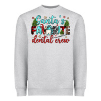Heather Grey santas favorite dental crew Heavyweight Sweatshirt - JahusDesignShop