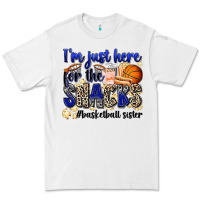 White i'm just here for the snacks #basketball sister Premium Tee - Zillion Design Studio