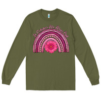 Army Green in october we wear pink rainbow Long Sleeve Tee - AdoDesignShop