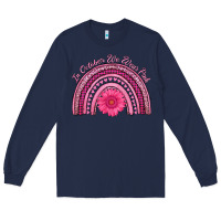 Navy in october we wear pink rainbow Long Sleeve Tee - AdoDesignShop