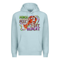 Blue Mist pinch peel eat repeat crawfish Premium Hoodie - RanaPortraitStore
