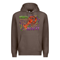 Coffee pinch peel eat repeat crawfish Premium Hoodie - RanaPortraitStore