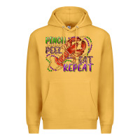 Mustard pinch peel eat repeat crawfish Premium Hoodie - RanaPortraitStore