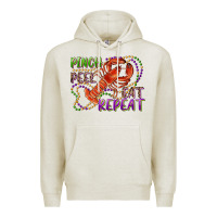 Oatmeal Heather pinch peel eat repeat crawfish Premium Hoodie - RanaPortraitStore